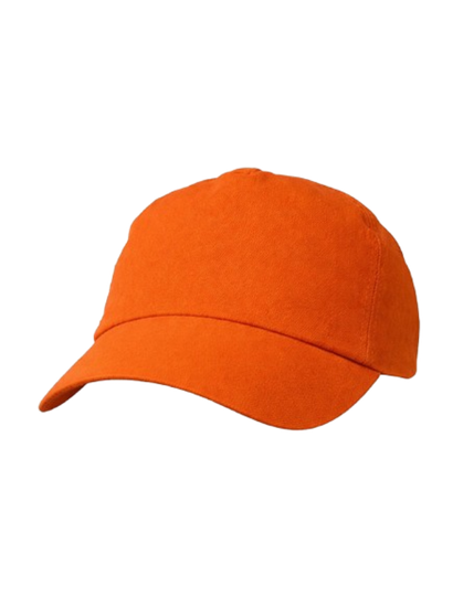 TeamMingl Premium 5-Panel Drill Cotton Cap with Stitched Visor