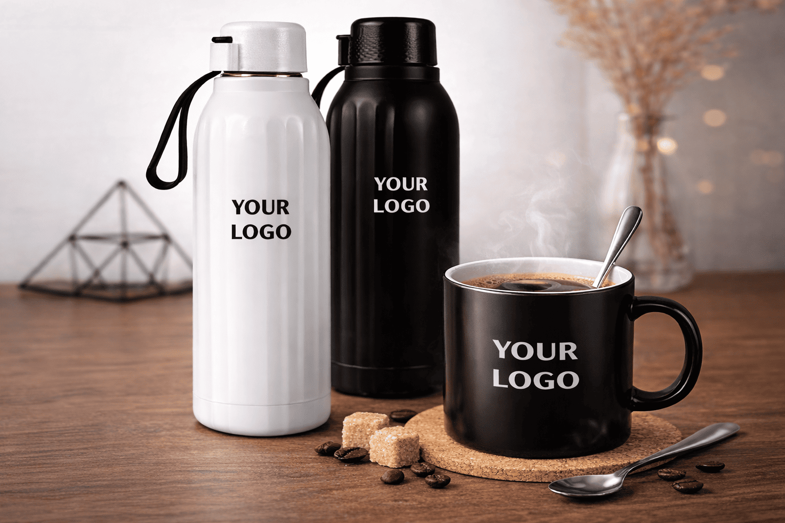 Professional yoga session in modern office environment