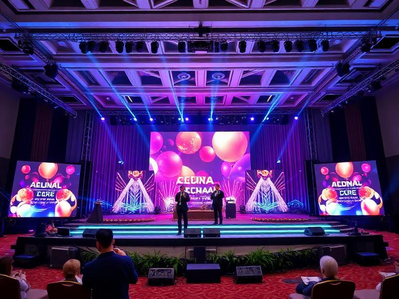 Executive annual function with premium staging