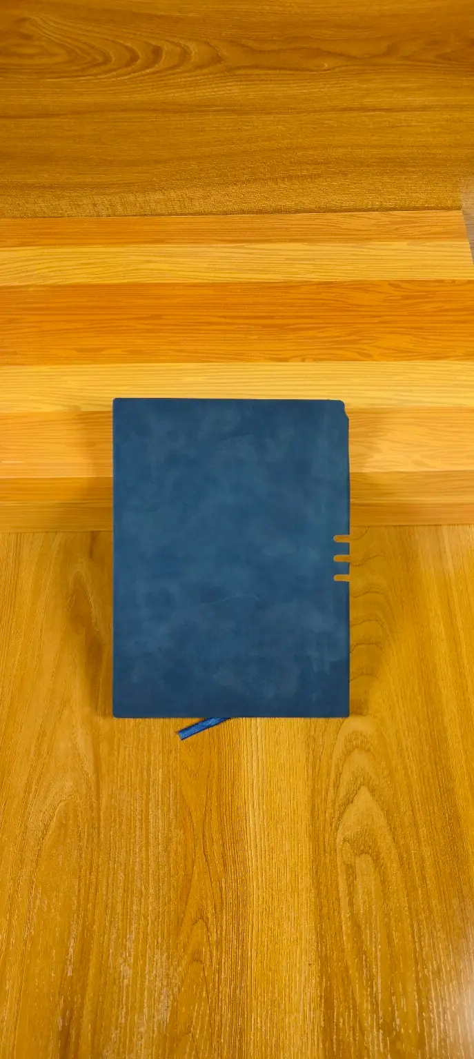 Notebook 12 — Navy Suede-Feel Notebook