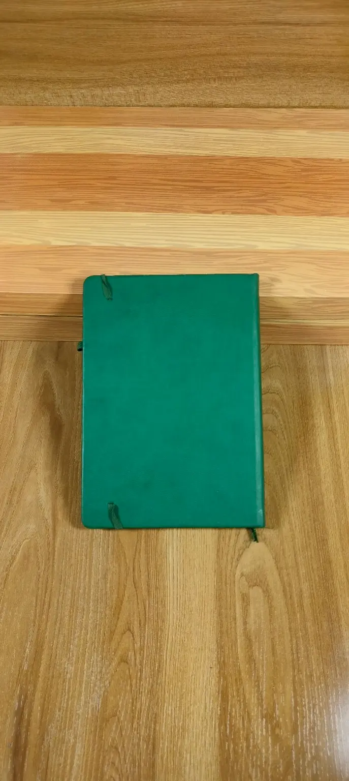 Notebook 15 — Green Corner-Strap Notebook