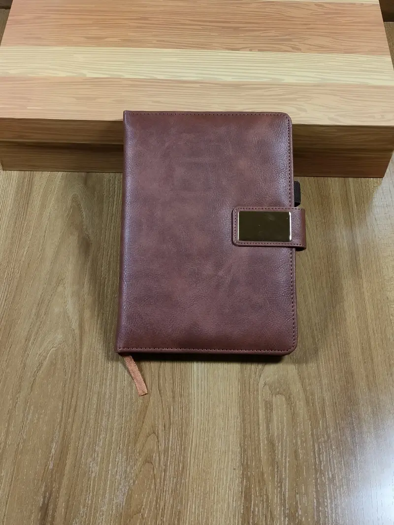 Notebook 18 — Mahogany Gold-Plate Notebook
